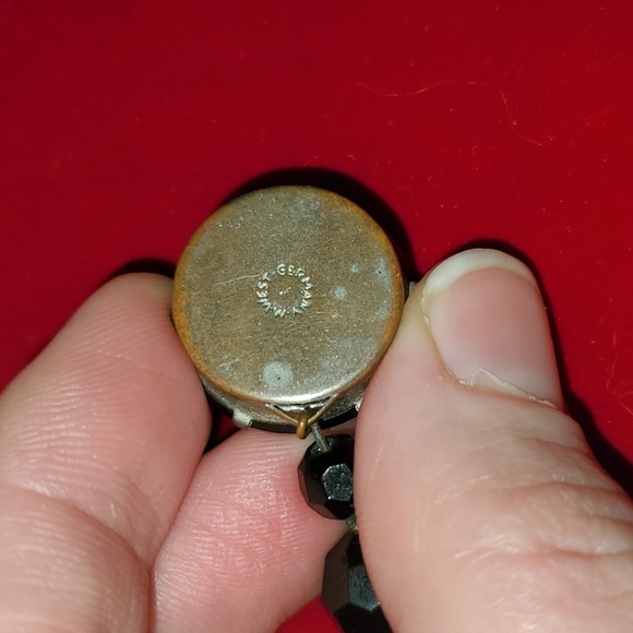 Vintage - Black Jet Glass Beaded Necklace 50s - Picture 7 of 7